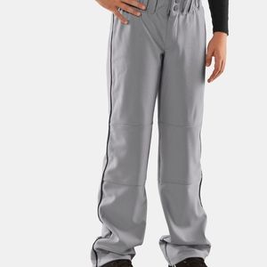 youth under armour piped baseball pants